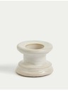 Marks & Spencer Keramično stojalo za svečo in čajno svečo Marks & Spencer bela