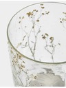 Marks & Spencer Svečnik Hurricane z vtisnjenim cvetom Marks & Spencer bežna