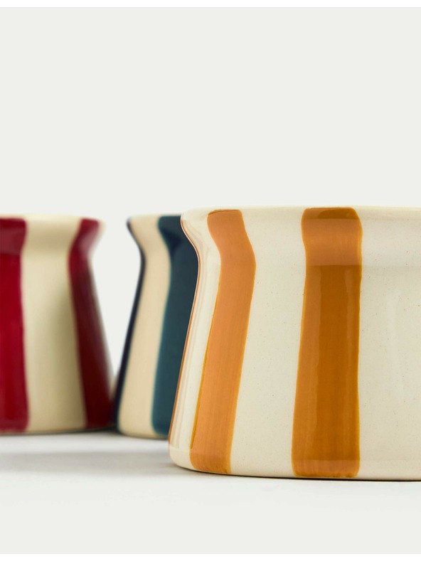 Marks & Spencer Set 3 progastih keramičnih držal za čajne sveče Marks & Spencer večbarven