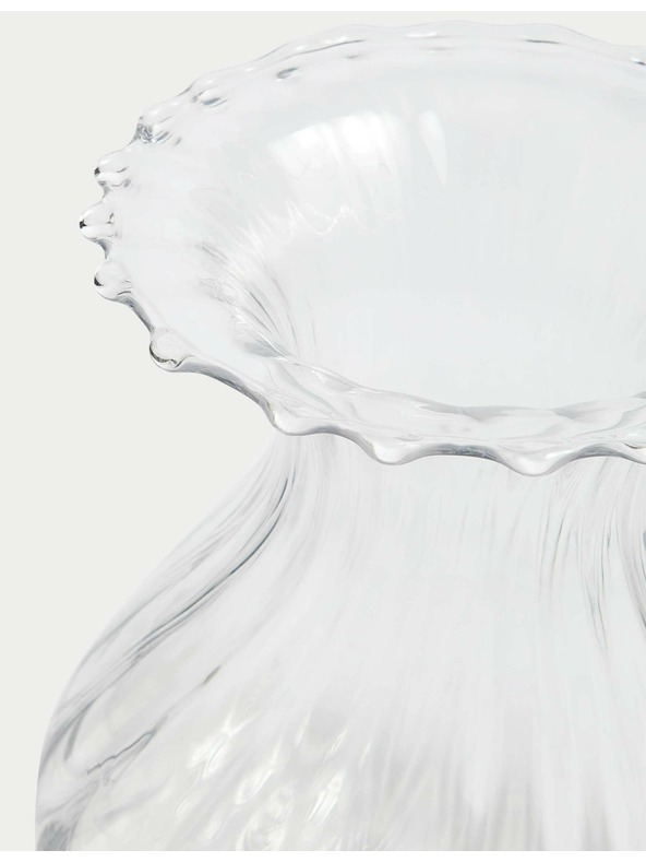 Marks & Spencer Steklena vaza z šopkom Marks & Spencer bežna