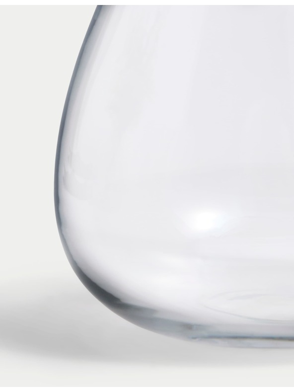 Marks & Spencer Mala steklena vaza v obliki solze Marks & Spencer bež