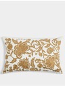 Marks & Spencer Vzglavnik iz mešanice lanu s cvetličnim vezenin motivom Marks & Spencer zlata
