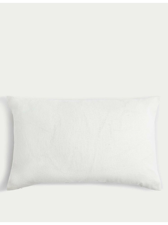 Marks & Spencer Vzglavnik iz mešanice lanu s cvetličnim vezenin motivom Marks & Spencer zlata