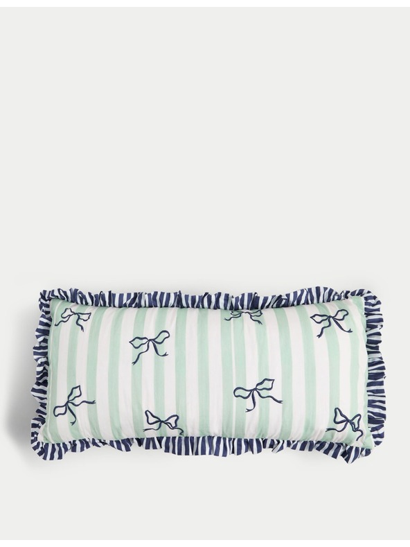 Marks & Spencer Vzglavnik s progami, z visokim deležem bombaže Marks & Spencer zelena