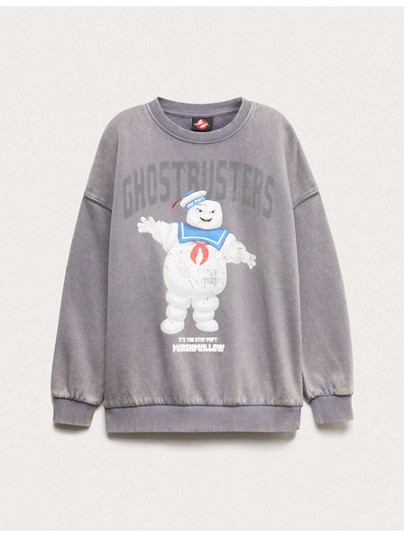 Marks & Spencer Pulover z motivom Ghostbuster (6-16 let) Marks & Spencer siva