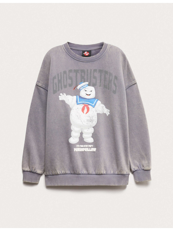 Marks & Spencer Pulover z motivom Ghostbuster (6-16 let) Marks & Spencer siva