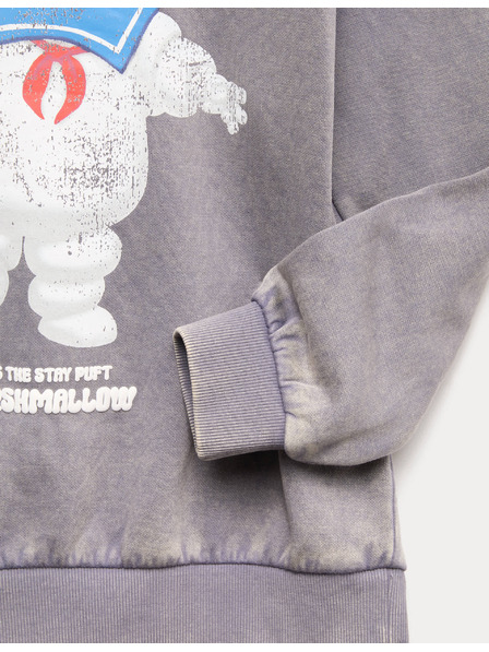 Marks & Spencer Pulover z motivom Ghostbuster (6-16 let) Marks & Spencer siva