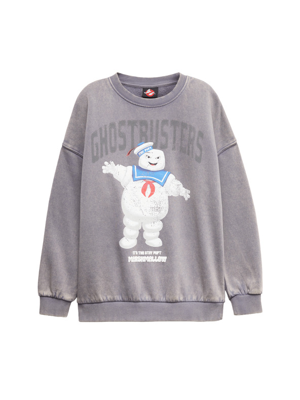 Marks & Spencer Pulover z motivom Ghostbuster (6-16 let) Marks & Spencer siva