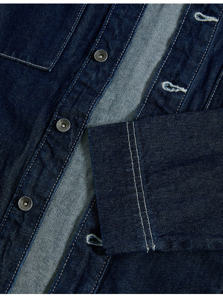 Marks & Spencer Džins srajca iz čistega bombaža (6–16 let) Marks & Spencer mornarsko modra