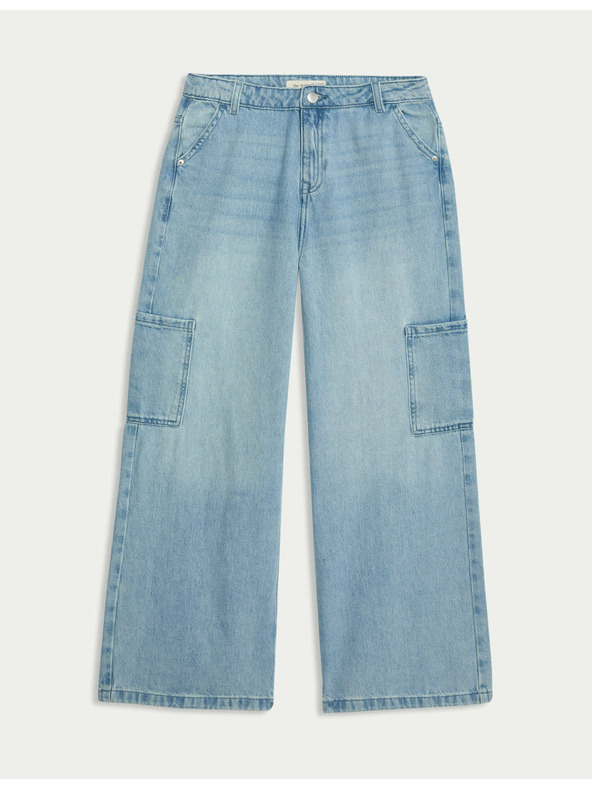 Marks & Spencer Cargo kavbojke z širokimi hlačnicami (6–16 let) Marks & Spencer mornarsko modra