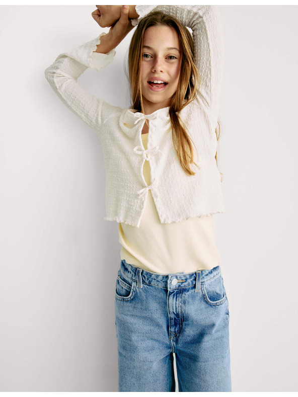 Marks & Spencer Široke kavbojke (6-16 let) Marks & Spencer mornarsko modra