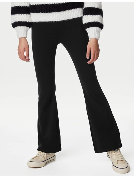 Marks & Spencer Razširjene legice z visokim deležem bombaža (6–16 let), 2 kosa Marks & Spencer črna