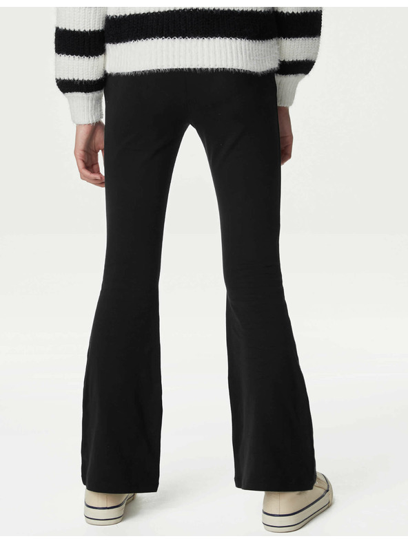 Marks & Spencer Razširjene legice z visokim deležem bombaža (6–16 let), 2 kosa Marks & Spencer črna