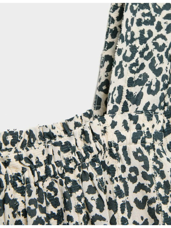 Marks & Spencer Obleka iz čistega bombaža z leoparjimotiskom (6–16 let) Marks & Spencer rjava