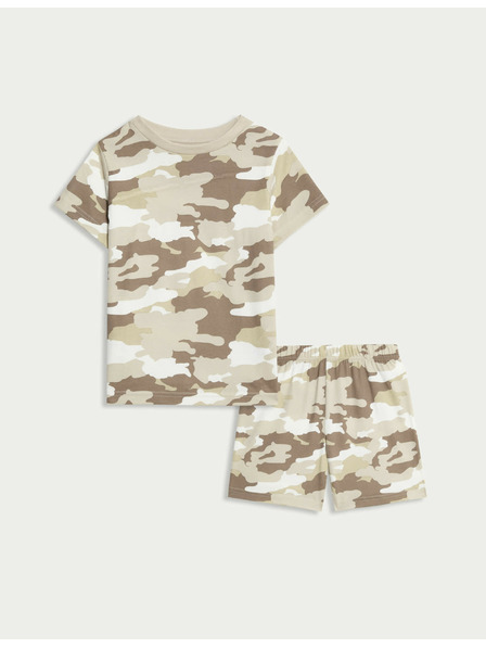 Marks & Spencer Maskirne pižame iz čiste bombaževine (1–16 let) Marks & Spencer bež