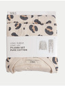 Marks & Spencer Pižama z leopardjim potiskom iz čiste bombaževine (1-16 let) Marks & Spencer smetanova