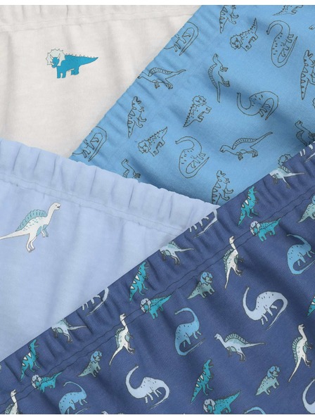 Marks & Spencer Hlačke iz čistega bombaža z motivom dinozavrov, 7 kosov v paketu (2-8 let) Marks & Spencer večbarvna