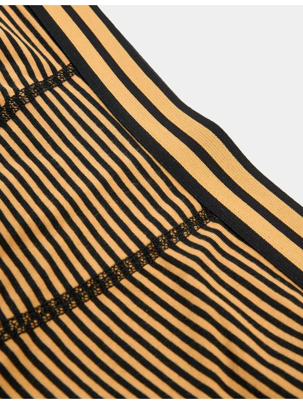 Marks & Spencer Bombažne prugaste boksarice z elastiko, 5 kosov v paketu (5-16 let) Marks & Spencer večbarvna