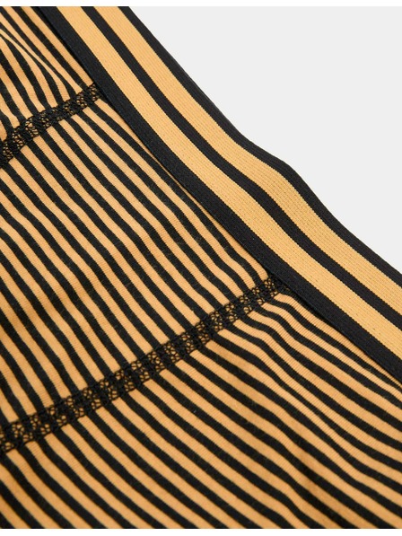 Marks & Spencer Bombažne prugaste boksarice z elastiko, 5 kosov v paketu (5-16 let) Marks & Spencer večbarvna