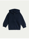 Marks & Spencer Jopa s kapuco, zadrgo in visoko vsebnostjo bombaža (2–8 let) Marks & Spencer mornarsko modra