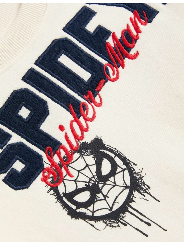 Marks & Spencer Jopica Spider-Man™ z visoko vsebnostjo bombaževine (2–8 let) Marks & Spencer smetanova