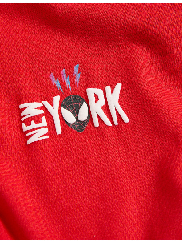 Marks & Spencer Majica iz čiste bombaže s potiskom Spider-Man™ (2–8 let) Marks & Spencer rdeča