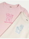 Marks & Spencer Komplet 2 topov z visokim deležem bombaža z motivom Disney Ledeno kraljestvo™ (2–8 let) Marks & Spencer modra