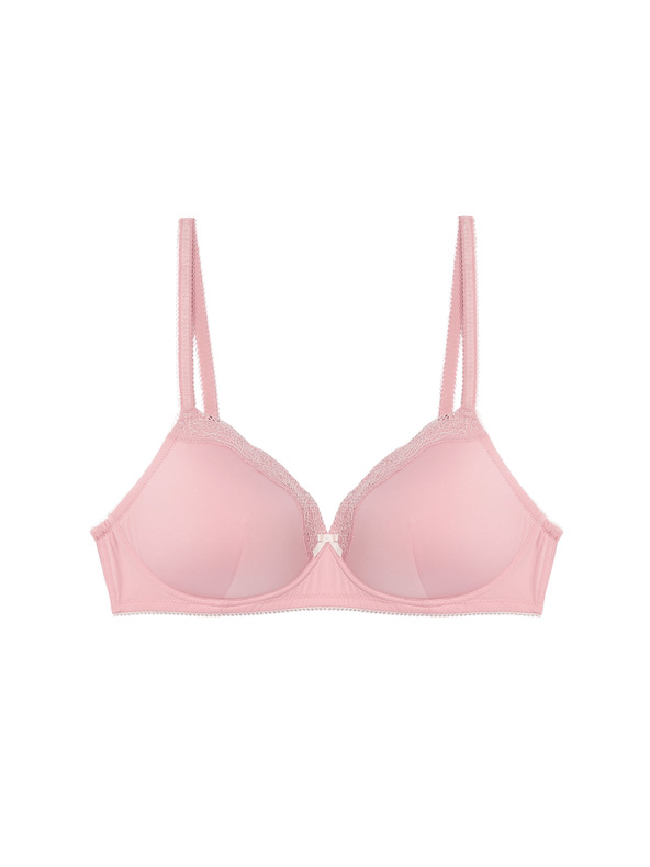 Marks & Spencer Čipkasta modna halja Jasmine, polni modrček, brez žic (A–E) Marks & Spencer roza