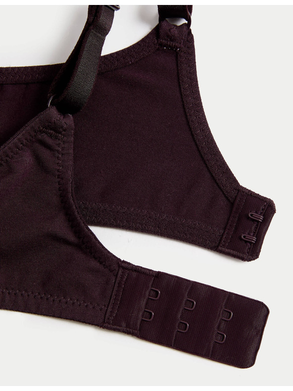 Marks & Spencer Komplet 3 kosov gladkih nedrčkov s polnimi košaricami in žicami, vel. A–E Marks & Spencer rjava