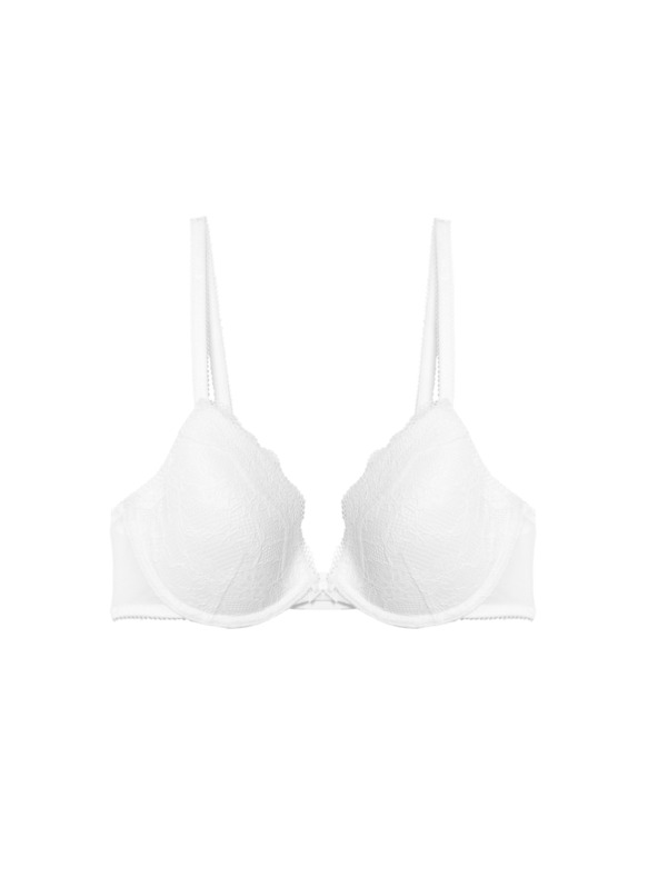 Marks & Spencer Dekolte nedrček z žicami in čipko, vel. A–E Marks & Spencer bela