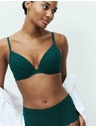 Marks & Spencer Čipkast push-up nedrček z žicami in tehnologijo Flexifit™, vel. A–E Marks & Spencer zelena