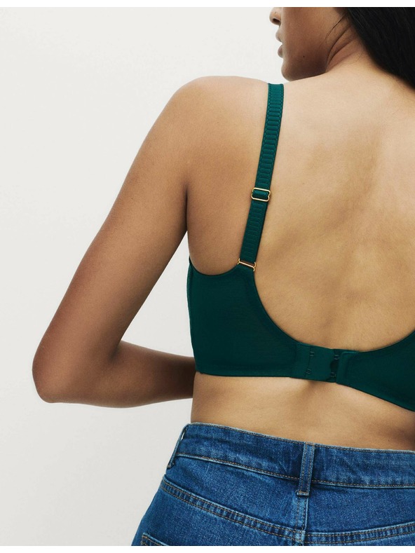 Marks & Spencer Čipkast nedrček brez žic, z učinkom zmanjšanja in tehnologijo Flexifit™ Marks & Spencer zelena
