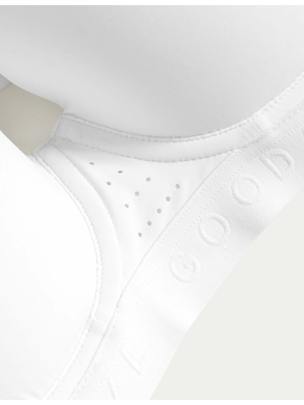 Marks & Spencer Športni hibridni gladek nedrček s srednjo oporo (A–E) Marks & Spencer bela