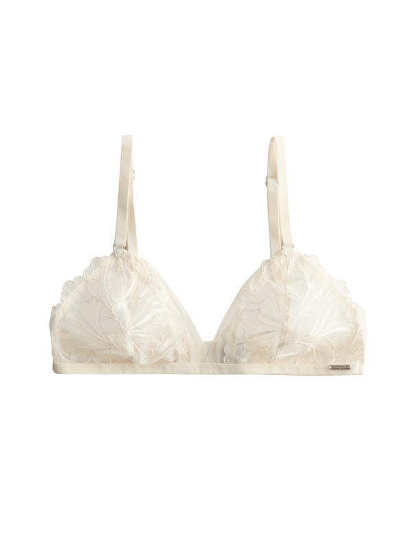 Marks & Spencer Braleta brez koščkov z vezenjem Monaco (A-E) Marks & Spencer smetana