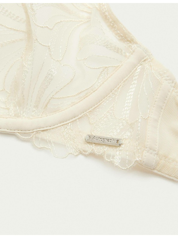 Marks & Spencer Nedrček z koščki in vezenjem Monaco (A-E) Marks & Spencer smetana