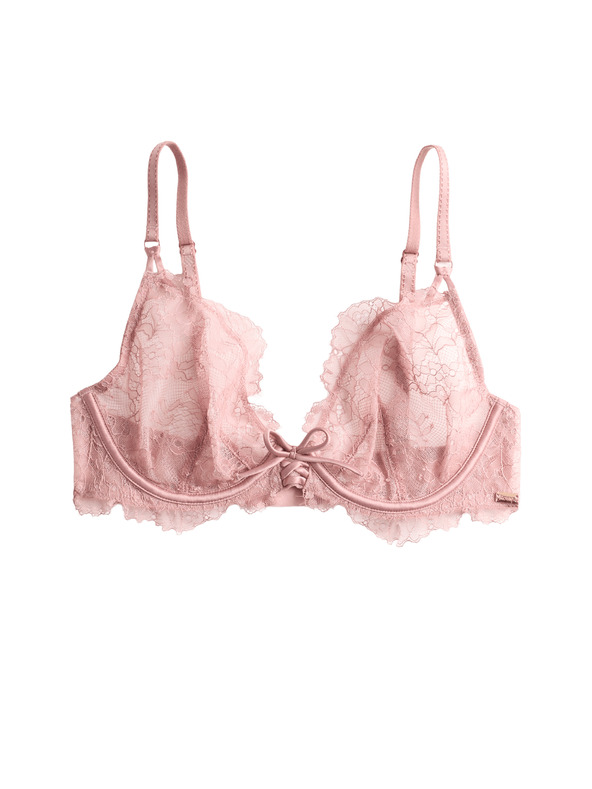 Marks & Spencer Čipkasta modrček z žicami Forget Me Not (A-E) Marks & Spencer rjava