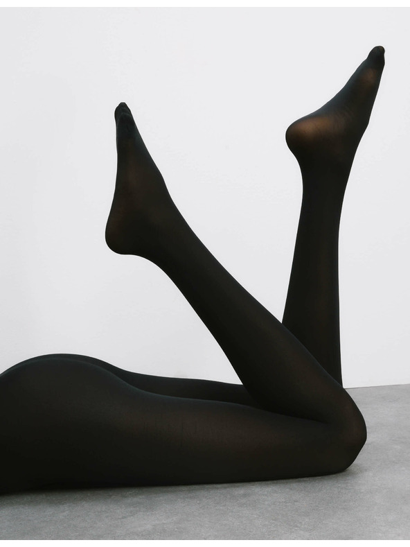 Marks & Spencer Neprosojne nogavice, 40 DEN, komplet 2 kosov Marks & Spencer črna