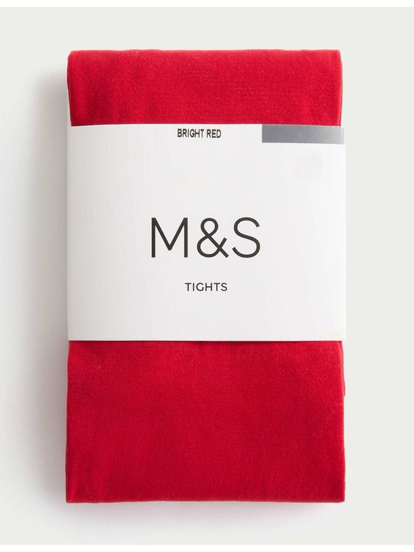 Marks & Spencer Neprosojne hlačne nogavice, 60 DEN Marks & Spencer rdeča