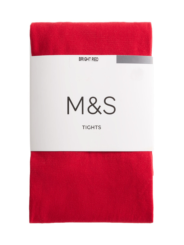 Marks & Spencer Neprosojne hlačne nogavice, 60 DEN Marks & Spencer rdeča