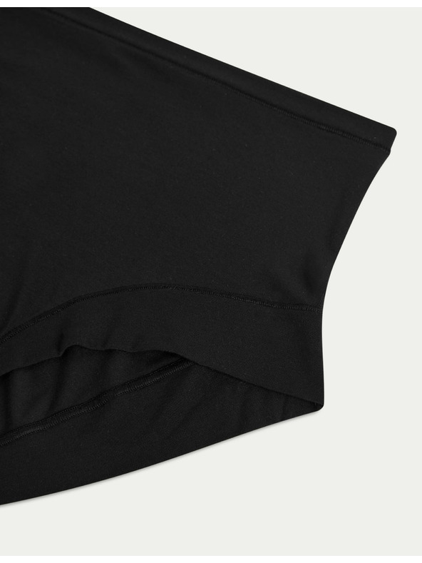 Marks & Spencer Spodnje hlače v pasu, s tehnologijo Flexifit in visokim deležem modala, 3 kosi Marks & Spencer črna