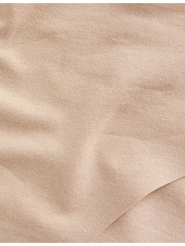 Marks & Spencer Kratke hlačke z visokim pasom brez vidnih robov Cool Comfort, 3 kosi Marks & Spencer bež