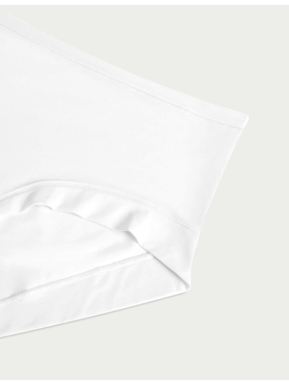 Marks & Spencer Kratke hlačke z visokim pasom in tehnologijo Flexifit™, 3 kosi v paketu Marks & Spencer bela