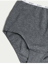 Marks & Spencer Hlačke z visokim pasom z visokim deležem bombaža, 4 kosi Marks & Spencer siva