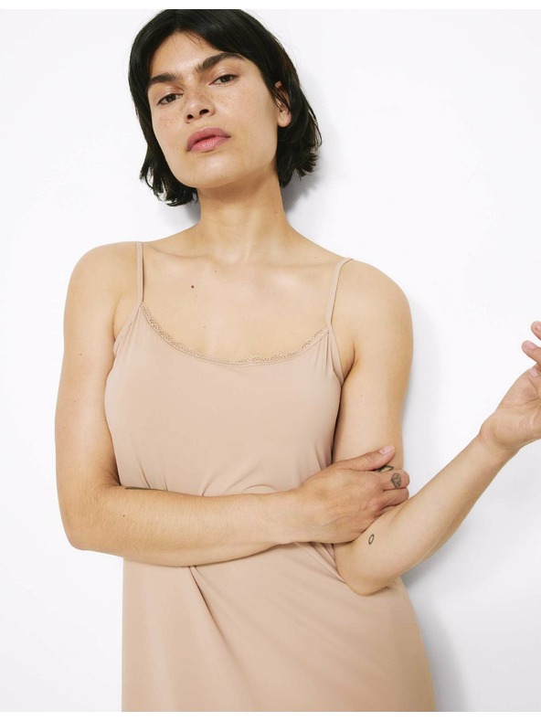 Marks & Spencer Kombinežna obleka s tehnologijo Cool Comfort™ Flexifit™ (14"–35") Marks & Spencer bež