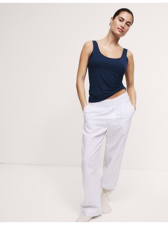 Marks & Spencer 2 tank topa Flexifit™ z visokim deležem modala Marks & Spencer mornarsko modra