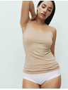 Marks & Spencer Tank top z visokim deležem bombaža, 3 kosi Marks & Spencer bež