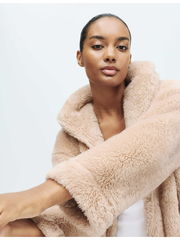 Marks & Spencer Kopalni plašč s kapuco Marks & Spencer smetanova