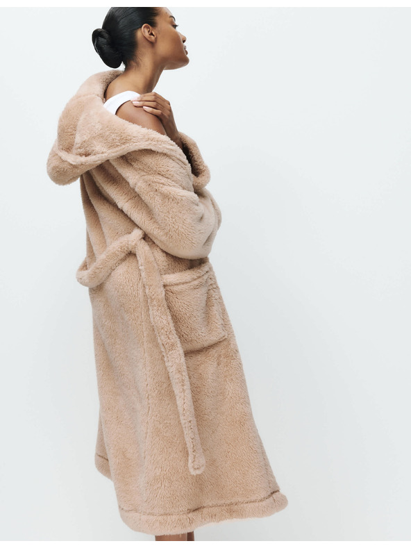 Marks & Spencer Kopalni plašč s kapuco Marks & Spencer smetanova