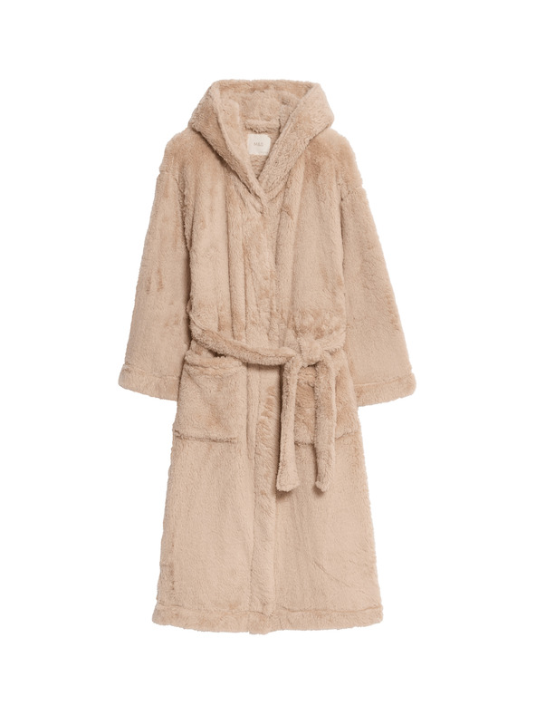 Marks & Spencer Kopalni plašč s kapuco Marks & Spencer smetanova