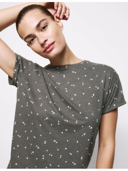 Marks & Spencer Pajama set with print and high cotton content Marks & Spencer grey